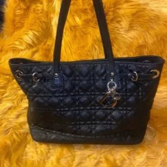 Dior Handbags - AUTHENTIC - Dior Panarea Cannage Tote Bag